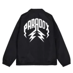 Coach Jacket Lightning Arc Black Logo