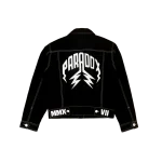 Denim Jacket Lightning Arc Black Logo