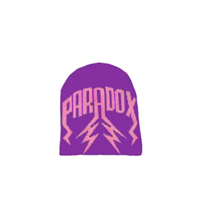 Lightning Arc Logo Purple & Pink Beanie