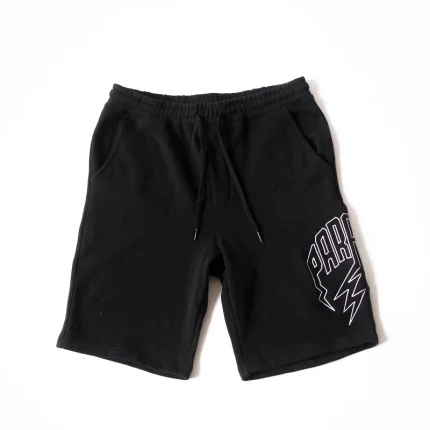Lightning Arc Logo Black Shorts
