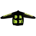 Old Varsity Jacket Lightning Arc Logo Black