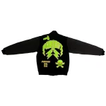 Old Varsity Jacket Lightning Arc Logo Black