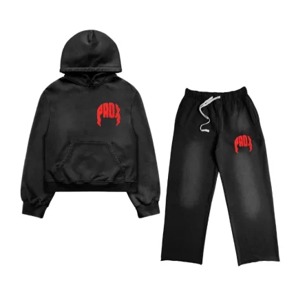 PRDX Chenille Tracksuit Black