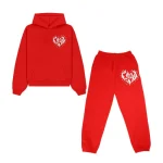 PRDXLAB Heart Tracksuit Red