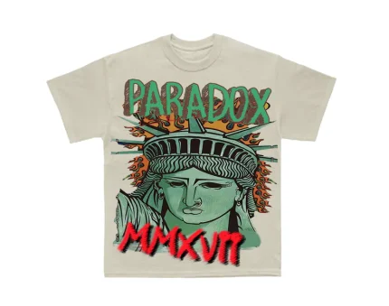 Paradox of Liberty Lightning Arc Logo Cream Tee