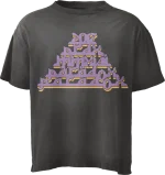 Pyramid Coded Tee Black