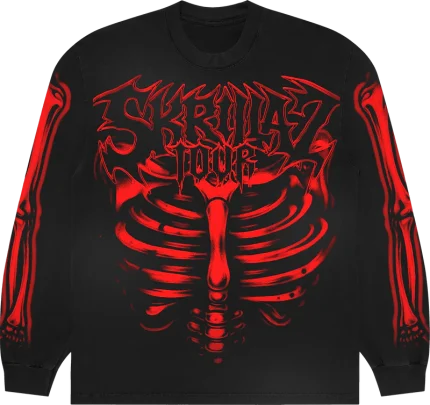 Skrilla Z Tour x Paradox Exclusive Black & Red Sweatshirt