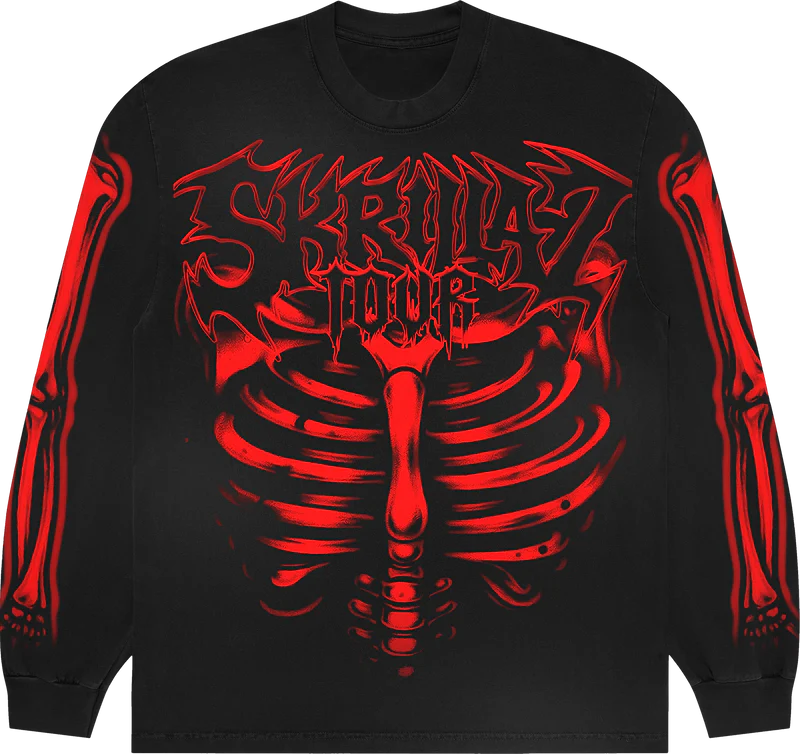 Skrilla Z Tour x Paradox Exclusive Black & Red Sweatshirt