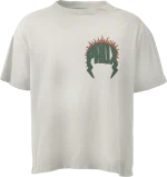 Torch Lightning Arc Logo Tee White