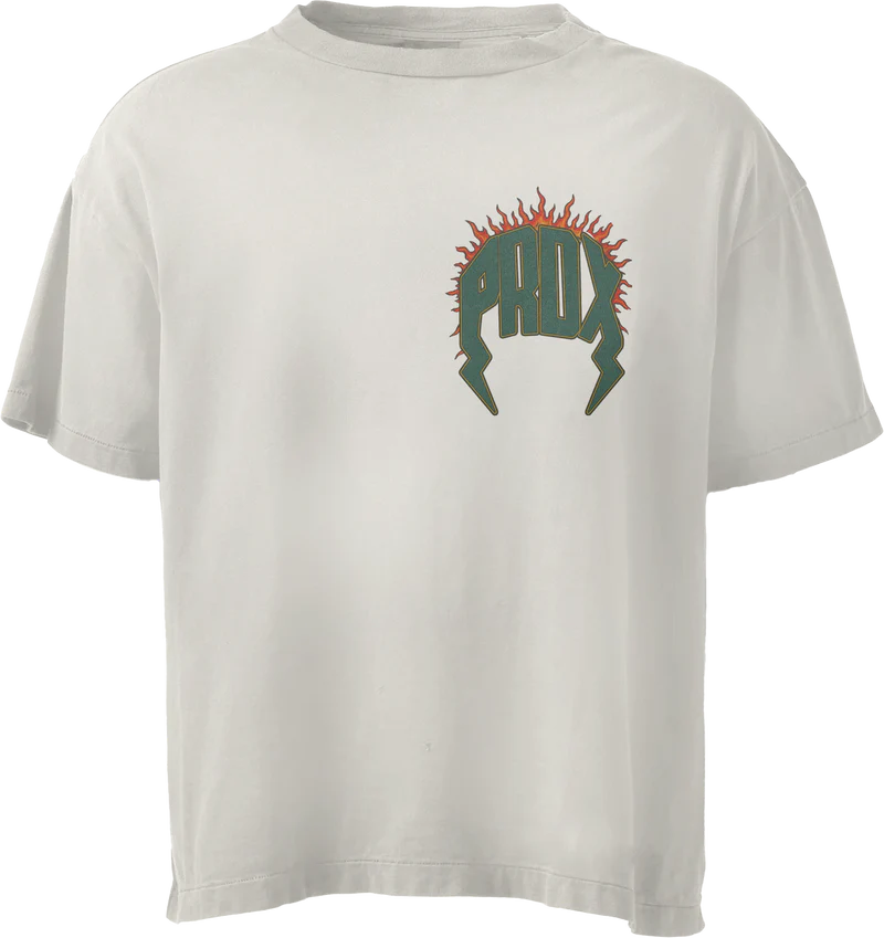 Torch Lightning Arc Logo Tee White Torch Lightning Arc Logo Tee White