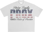 United States of Paradox Lightning Arc Logo White Tee