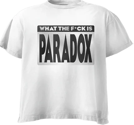 WTF Is Paradox Tee White